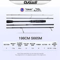 5 Section Apophis Travel Bass Fishing Longcast Heavy Power Portable Multi Section All Purpose Fishing Rod for Trip