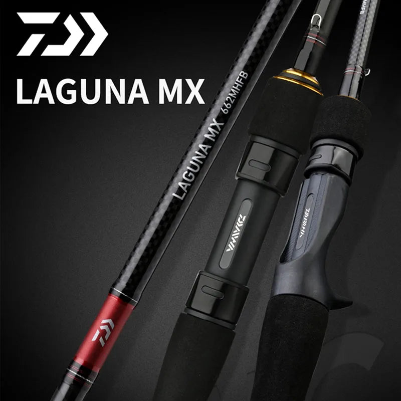 Fishing Rod LAGUNA MX FUJI Rings Spinning/Casting Fishing Rod 1.84M - 2.49M Aluminum Carbon Fishing Stick