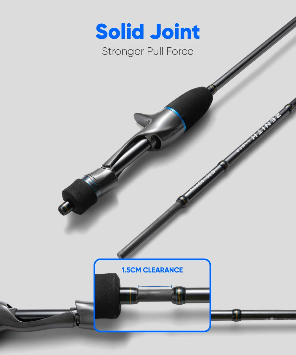Zenith Gamer Fishing Rod 1.57M MH Fast Casting Jigging Rod for Squid Cuttlefish Octopus Titanium Tip Boat Fishing Rod