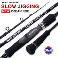 MADMOUSE Japan Full Fuji Parts Slow Jigging Rod 6"3 Jig Weight 80-350G 15Kgs Shipping/Casting Boat Rod Slatwater Fishing Rod