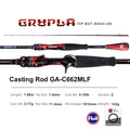PURELURE GRUPLA Spinning Casting Rod High Carbon Universal Long Throwing Fishing Rod in FUJI Accessories Fast