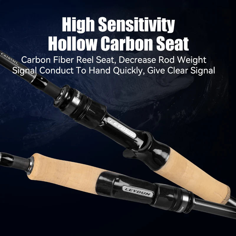 BROOK Super Light Fishing Rod 4+1 Section 74G MF Action Fuji Guide M/ML/MH Travel Spinning Casting Rod for Bass Pike Rod