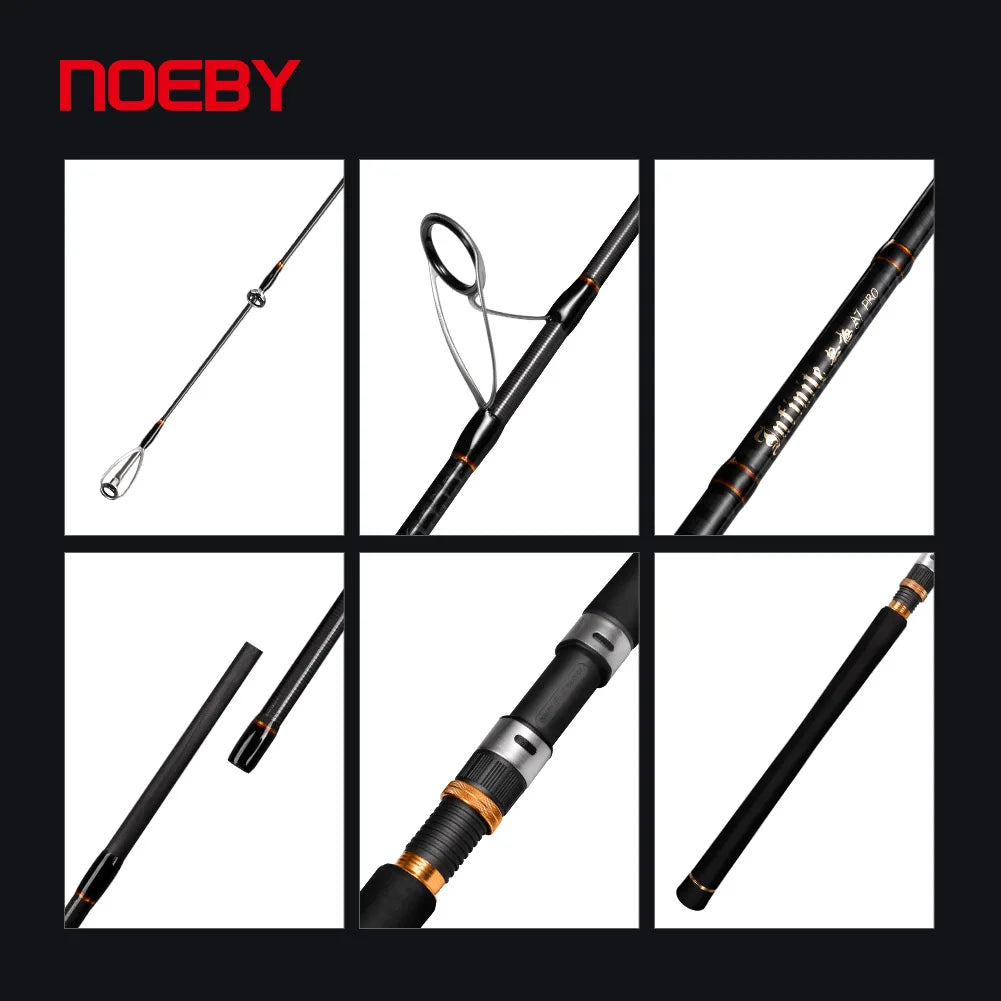 Shore Jigging Fishing Rod 2.49M 2.75M 2.9M Fuji Guide Reel Seats Inshore Jigging Spinning Rod Saltwater Fishing Rod