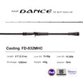 PURELURE NEW DANCE 10FT Spinning Rod for Bass High Carbon Long Throwing Fishing Rod in FUJI Accessories, plus Spinning Reel
