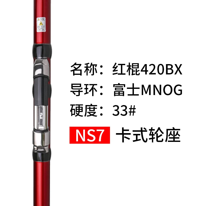 NEW MADMOUSE POWER SURF 3 Section Fuji Parts High Carbon 4.20M Surf Fishing Rod Sinker 100-350G Japan Quality Spinning Rods