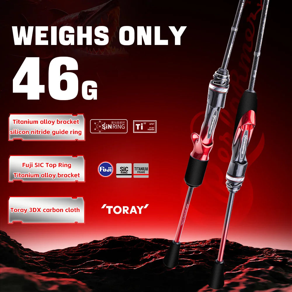 TORAY CARBON T1100S TITANIUM FRAME GUIDE FUJI SIC TIP Guide UL ULTRALIGHT High End Spinning Casting Fishing Rod