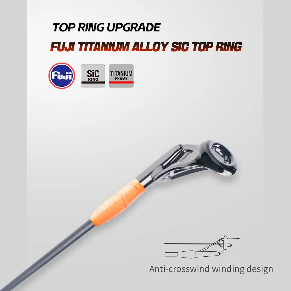 TORAY CARBON T1100S TITANIUM FRAME GUIDE FUJI SIC TIP Guide UL ULTRALIGHT High End Spinning Casting Fishing Rod