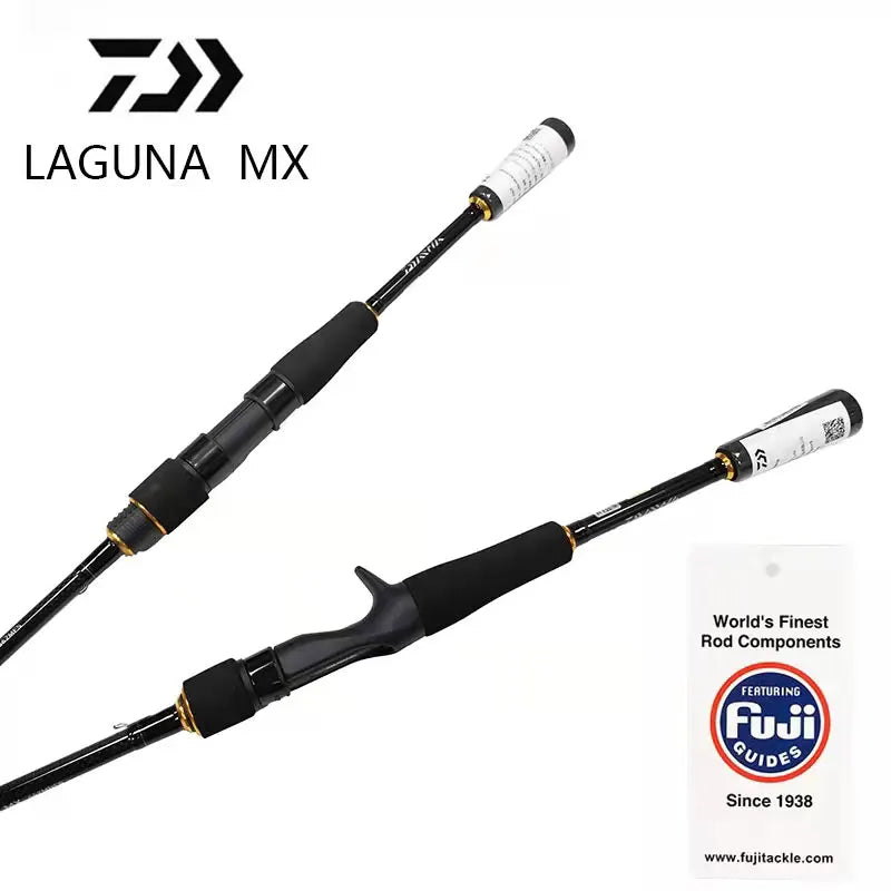 Fishing Rod LAGUNA MX FUJI Rings Spinning/Casting Fishing Rod 1.84M - 2.49M Aluminum Carbon Fishing Stick
