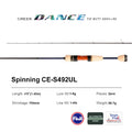 PURELURE CREEK DANCE Trout Rod BFS Fishing Casting UL Spinning Light Travel Rod Stream Ejection Rod Fuji Alconite Ring Perch